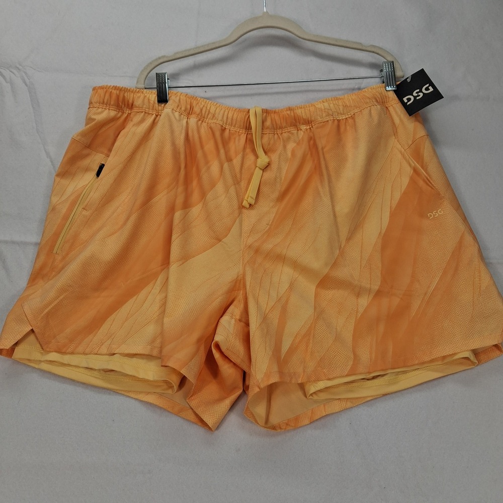 DSG Short‎ Mens XXL 5" Agility 2in1 Solar Melon AI Formation Orange NEW